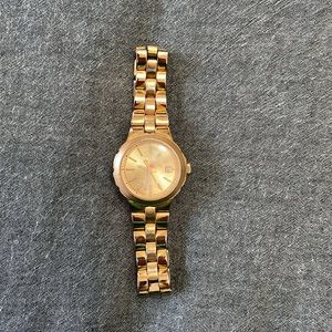 Rose Gold plated Fossil watch